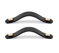 GBASDXU Tiradores de cuero, Tirador de cuero for muebles, 2 uds., tirador de armario, tuercas de latón, tiradores de puerta, no es fácil de romper, pomos de armarios