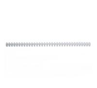 GBC 3873 ClickBind Canutillo | de polipropileno | 12 mm | transparente | 50 unidades.