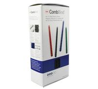 GBC 4028177 - Canutillo plástico DIN A4 21 anillas 12 mm (caja 100) color negro