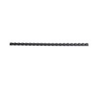 GBC 4028178 - Canutillo plástico DIN A4 21 anillas 14 mm (caja 100) color negro