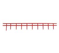 GBC 9660000 - Pack de 100 peines encuadernación SureBind A4, 25 mm, color rojo
