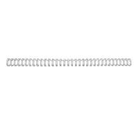 GBC Canutillo wire encuadernación WireBind A5 24 plata 6mm (100) - Sujetapapeles (Plata, 55 hojas, 100 pieza(s))