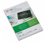 GBC fundas de laminacion de documentos | A4 | mate | 2x125 micras | 100 unidades