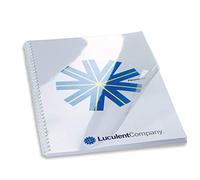 GBC CE012480 - Portada de encuadernación PVC transparente DIN A4 240 micras (Pack 100) color cristal