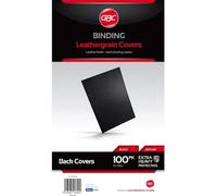 GBC CE040010 - Portada de encuadernación Antelope símil Piel 250 grs DIN A4 (Pack 100) Color Negro