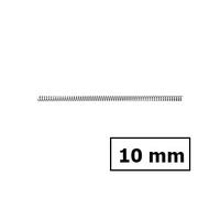 GBC Espiral metálica 5:1 | 10 mm | negro | 100 unidades