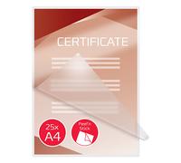 GBC Funda para laminar | adhesiva | A4 | brillante | 2x75 micras | 25 unidades
