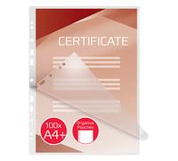 GBC fundas de archivadores A4 | brillante | 2x125 micras | 100 unidades