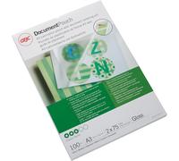GBC Fundas de Plastificar A3 2x75 Micras Brillo, Paquete De 100 , 3200745
