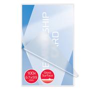 GBC Fundas para tarjetas de identificacion 67 x 99 mm | brillante | 2x125 micras | 100 unidades