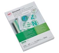 GBC fundas de laminacion de documentos | A4 | brillante | 2x100 micras | 100 unidades