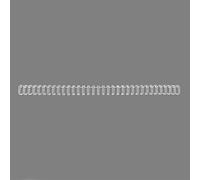 GBC RE8103 espiral metalica | 5 mm | blanco | 250 unidades