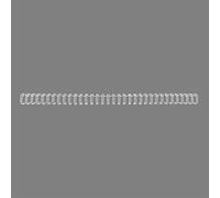 GBC RE810870 espiral metalica | 12,5 mm | blanco | 250 unidades