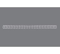 GBC RG810770 - Canutillo 34 anillas paso 3:1 WIRE Nº7 (11 mm) (caja 100) color blanco