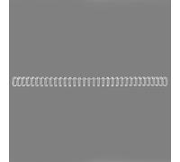 GBC RG8108 espiral metalica | 12,5 mm | blanco | 100 unidades