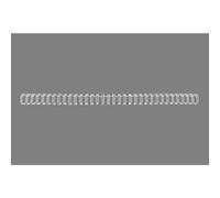 GBC WIRO - Pack de 200 accesorios para encuadernado A4, 2:1, No. 10, color blanco