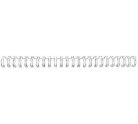 GBC Wiros WireBind - Accesorio para encuadernado A4, 3:1, 5 mm, plateado, color plata
