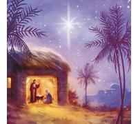 GBCC Tarjetas de Navidad solidarias - Paquete de 10 tarjetas de Navidad premium con sobres - Diseño religioso de la Natividad - Apoyo a organizaciones benéficas del Reino Unido