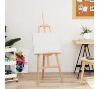 GBCDSWBR Caballete de madera de pino, soporte triangular para lienzo hasta | Robusta madera maciza, altura y ángulo ajustables
