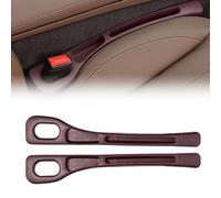 GBEDIKMS Juego de 2 Rellenos para Asientos de Coche para Porsche Panamera Cayenne Macan Boxster Taycan Cayman 718 911, Accesorios Interiores de Coche Que Evitan Que Las Cosas Se Caigan,Brown