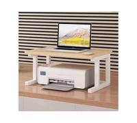 GBEVAUEIO Estantería Ampliar y Ampliar el Estante de Almacenamiento Multifuncional, impresoras Escritorio, Oficina pie for organización Industrial(Yellow)