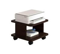 GBEVAUEIO Estantería Escritorio for computadora, Estante for Impresora, gabinete for extraíble de Piso a Techo, Escritorio colocación, Soporte Lateral Varios Niveles Industrial(Negro)