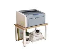 GBEVAUEIO Estantería Estante de Archivos Doble Capa, Estante Almacenamiento fotocopiadora Multicapa for Escritorio Oficina, Creativo for Impresora, Moderno Industrial