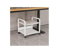 GBEVAUEIO Estantería Estante for Impresora Organizador de Archivos Debajo del Escritorio, Soporte for, Estante Almacenamiento Oficina, Doble Gran Capacidad Industrial