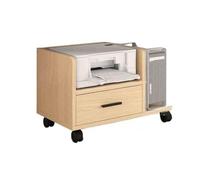 GBEVAUEIO Estantería Soporte for mesita de Noche, Organizador Oficina, gabinete móvil, Estante Simple Debajo del Escritorio, for Impresora con cajón Industrial(A)