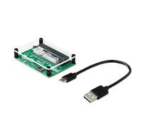GBFlash - Lector de cartuchos de juegos retro USB, escritor, ROM, reparación de almacenamiento para dispositivo de metal ABS verde
