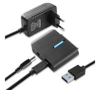 Gbformat 10Gbps USB3.1 Gen2 a SATA III Cable Adaptador de Disco Duro, SATA a USB A Convertidor, Conector de Disco Duro Externo para 2,5''/3,5''HDD/SSD y Unidades ÓpticasSATA, UASP