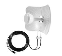 Gbformat 22dBi Gain Antena 4G LTE 5G para Exteriores de Doble Banda, 600-6000 MHz Antena DireccionalMimo, Señal Compatible Router MimoDireccional, AntenaExterna SMA/TS9, 2 Cables de 10M