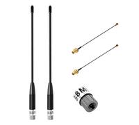 Gbformat Antena Lora de 868 MHz 10dBi para Meshtastic Lora Long Range Soft Whip-Antenne, SMA Macho de 195 mm + Cable de (U.FL IPX) a SMA Hembra para ESP32, Lora 32 V3, LoRa32u4 II (2 Unidades)