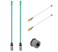 Gbformat Antena Lora de 868 MHz 10dBi para Meshtastic Lora Long Range Soft Whip-Antenne, SMA Macho de 195 mm + Cable de (U.FL IPX) a SMA Hembra para ESP32, Lora 32 V3, LoRa32u4 II (2PCS-Verde)