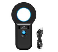 Gbformat Bluetooth Lector Chip Mascotas OLED Lector Microchip Portátil de Mano Animal Mascota Lector Microchip Identificación de Chip FID para Mascotas de EMID, FDX-B(ISO 11784/11785)