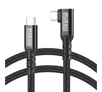Gbformat Cable de datos USB C (1 m, 20 Gbps, USB 3.2 Gen2 × 2, 90 grados)