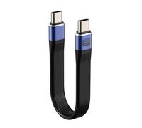 Gbformat Cable USB C a USB C Corto 13cm 240W Cable de Placa Corta 40Gbps Compatible con Thunderbolt 3/4 para Teléfonos inteligentes