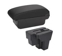GBGWRMRYX Coche Apoya Brazos para KIA para STONIC para Rio para LX Caja De Reposabrazos Accesorio De Almacenamiento para Repuestos para Sudamérica Reposabrazos Central Caja(B2 Black Line 3USB)