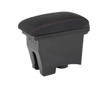 GBGWRMRYX Coche Apoya Brazos Reposabrazos Central para VW para Polo Mk5 6R para Venti 2012-2018 Accesorios De Almacenamiento para Coche Reposabrazos Central Caja(B2 Black)