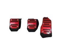 GBGWRMRYX Cubierta Pedal Pedal De Embrague De Freno Universal De Aluminio para Peugeot 206 207 208 301 307 308 407 2008 3008 4008 Pedales Acelerador(Red 3 PCS)