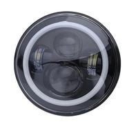 GBGWRMRYX Faros Delanteros Faro Redondo LED Universal 7 Pulgadas Luz Indicadora Integrada Lámparas para Vehículos Todoterreno Bloque Óptico Delantero(C)