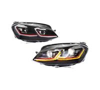 GBGWRMRYX Faros Delanteros para Golf VII MK7 para TSI para TDI 2012-2017 Conjunto Faros LED Dinámicos Lámparas Delanteras con Señal Giro Secuencial para Vehículo Bloque Óptico Delantero