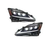 GBGWRMRYX Montaje Faros 2 Faros Delanteros LED Para Lexus IS250 IS350 2006-2012 Conjunto Luces Intermitentes Faro Delantero(2pcs amber,LHD)