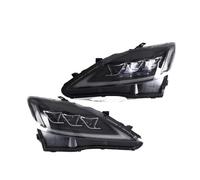 GBGWRMRYX Montaje Faros 2 Faros Delanteros LED Para Lexus IS250 IS350 2006-2012 Conjunto Luces Intermitentes Faro Delantero(2pcs clear,RHD)