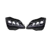 GBGWRMRYX Montaje Faros Para Crown 2003 2004 2005 2006 2007 2008 2009 Conjunto Faros Delanteros LED DRL Giro Dinámico Faro Delantero(Red headlights)