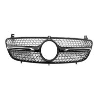 GBGWRMRYX Parrilla Delantera para W639 para Viano para Vito 2004-2014 Panel De Parachoques Parrilla Radiador Rejilla Entrada Frontal Estilo Diamante Parrilla Central Parachoques(04-10 Diamond Black)