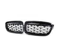 GBGWRMRYX Parrilla Inferior Parachoques Delantero Coche para Serie 3 F30 F31 F35 2011-2019 Parrilla Riñón Doble Listón Parrilla Deportiva Carreras Parrilla Paragolpes(All Black)