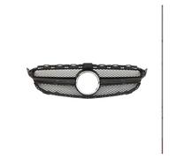 GBGWRMRYX Parrilla Inferior Rejilla Delantera Deportiva Carreras Coche para Clase C W205 2014 2015 2016 2017 2018 para AMG para GT Diamond Parrilla Paragolpes(A Black)