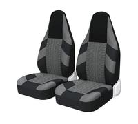 GBGWRMRYX Un Par De Fundas para Asientos Delanteros Coche Deportivo Universales para Mayoría De Los Coches Protector Tipo Cubo Protector Asiento(2pcs Gray)