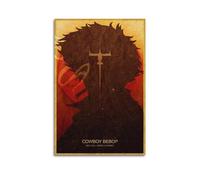GBHEVEWV Póster artístico de anime Cowboy Bebop Heaven's Gate, póster decorativo de lienzo para pared e impresión artística moderna para dormitorio familiar, pósteres de 20 x 30 pulgadas (50 x 75 cm)